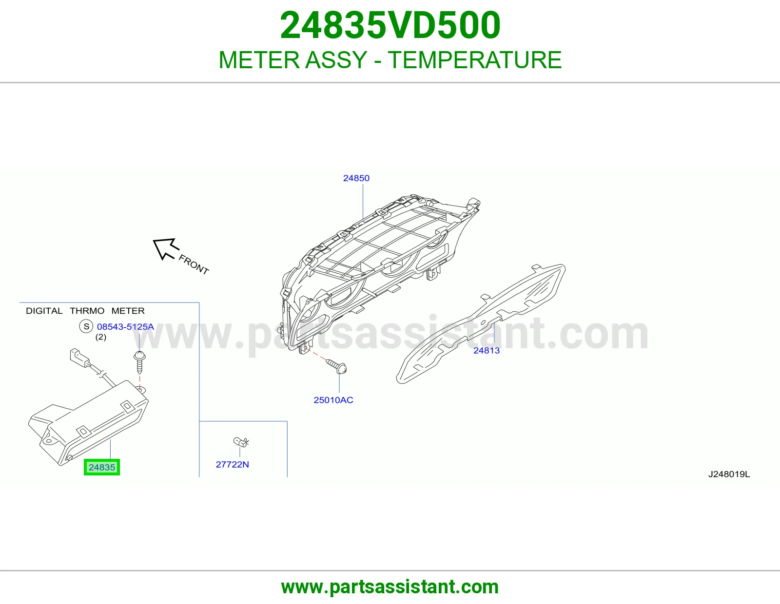 عداد حرارة كامل 24835VD500