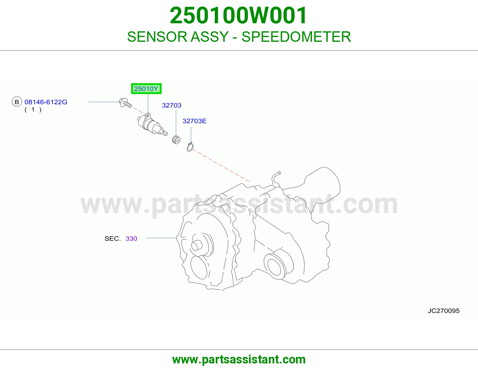 ترس كيلو سرعه اكتروني 250100W001
