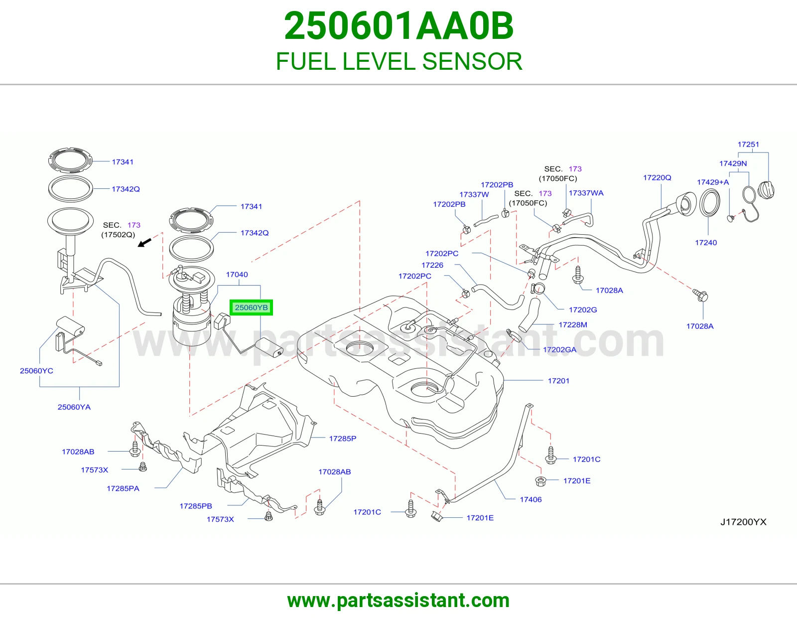 عوامة بنزين 250601AA0B