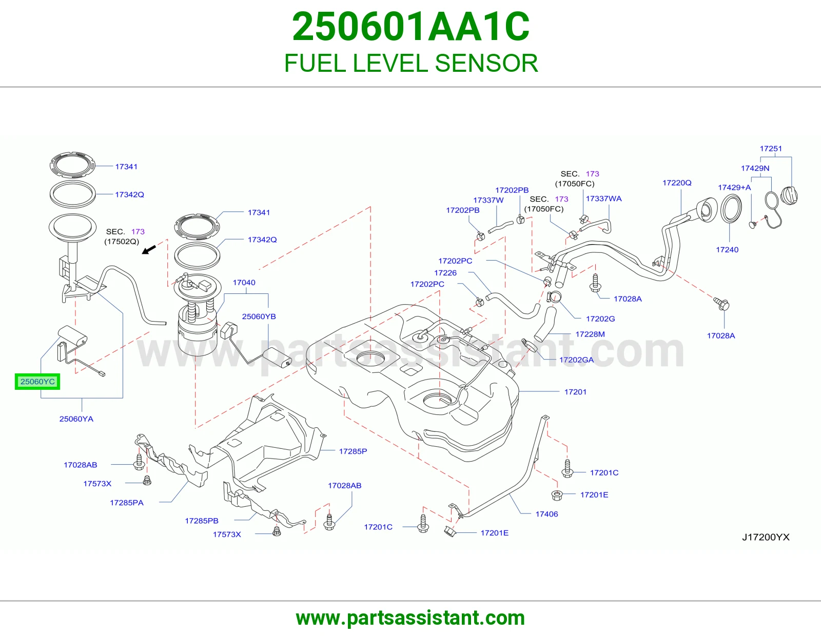 عوامة بنزين 250601AA1C