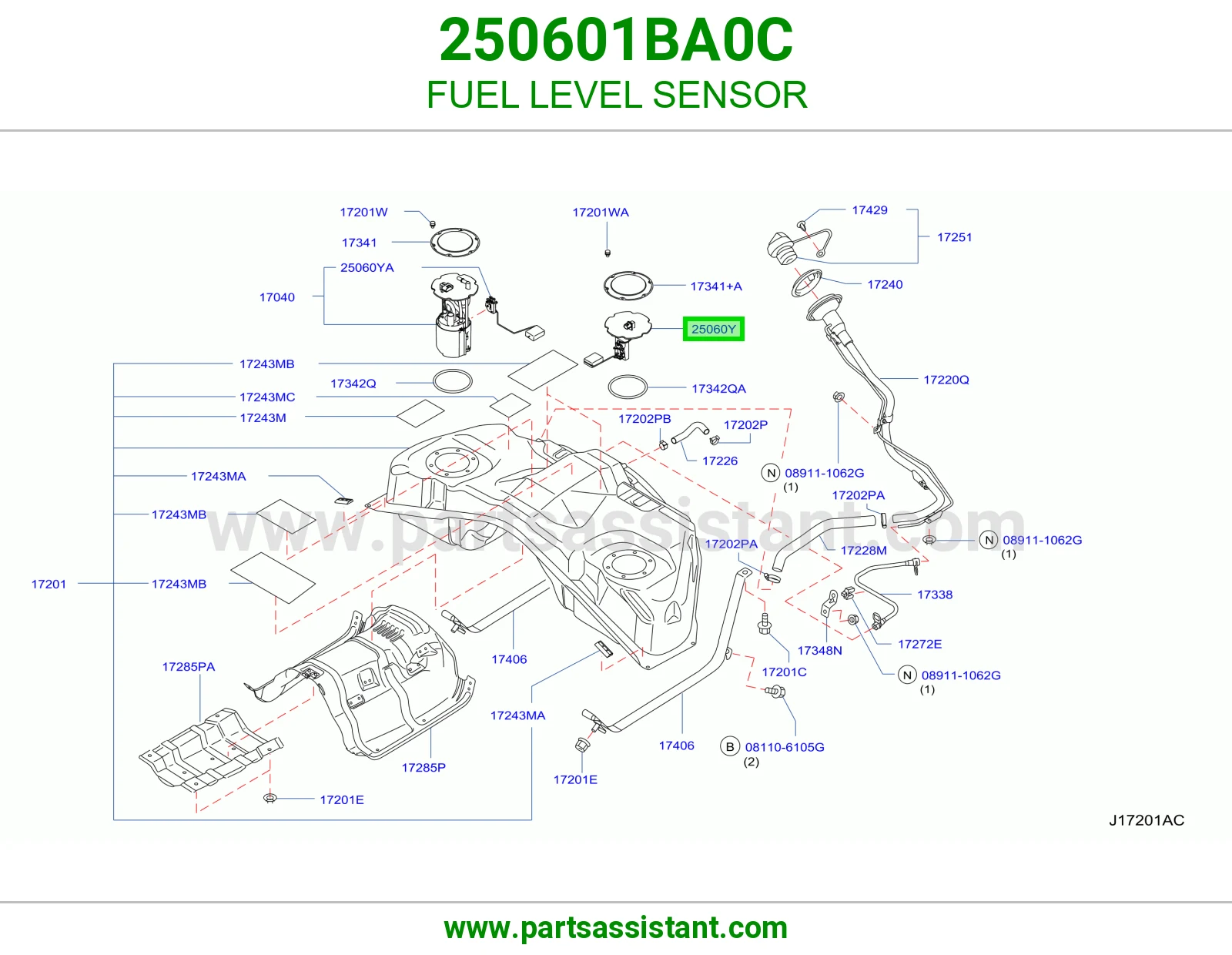 عوامه بنزين 250601BA0C