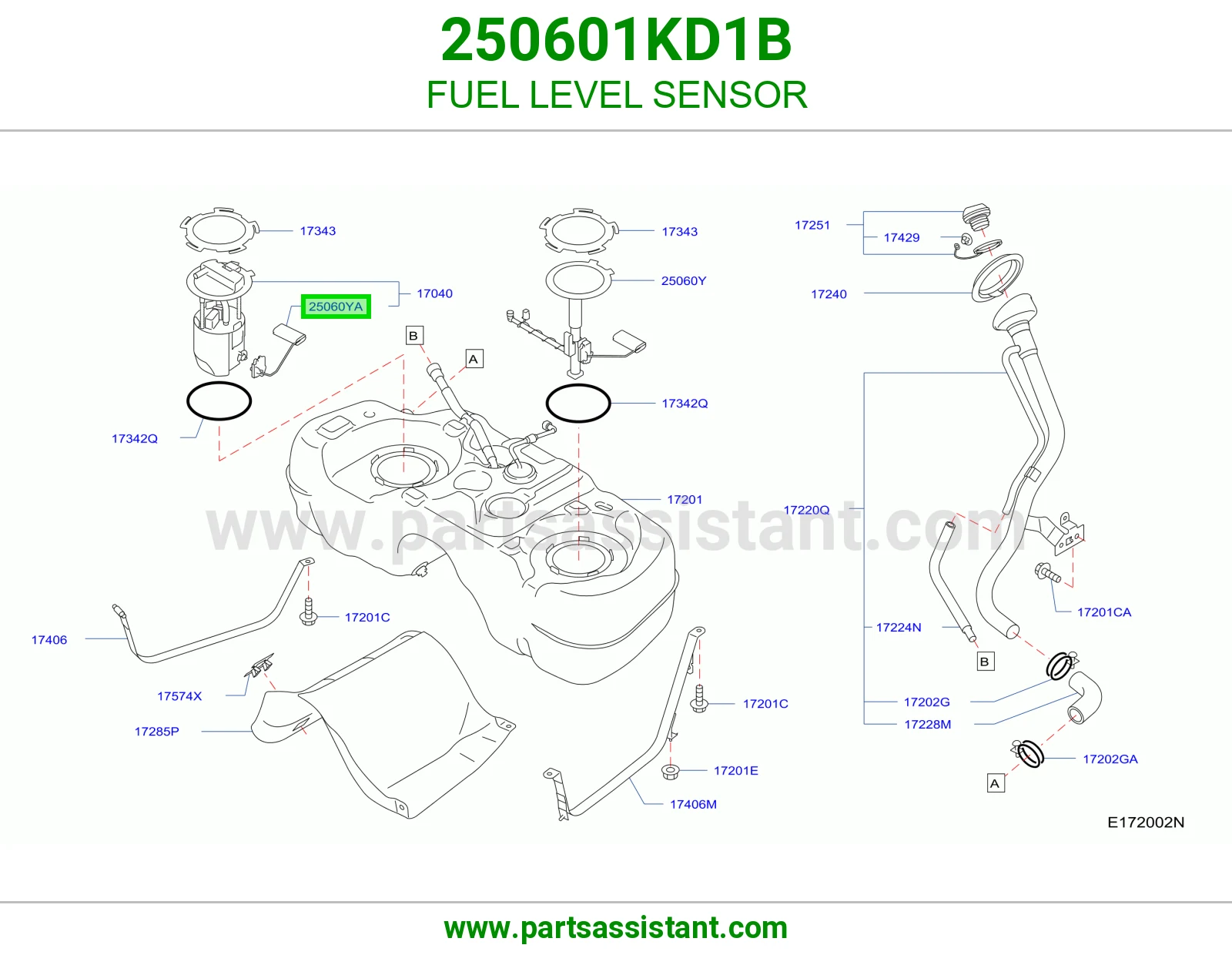 عوامه بنزين 250601KD1B