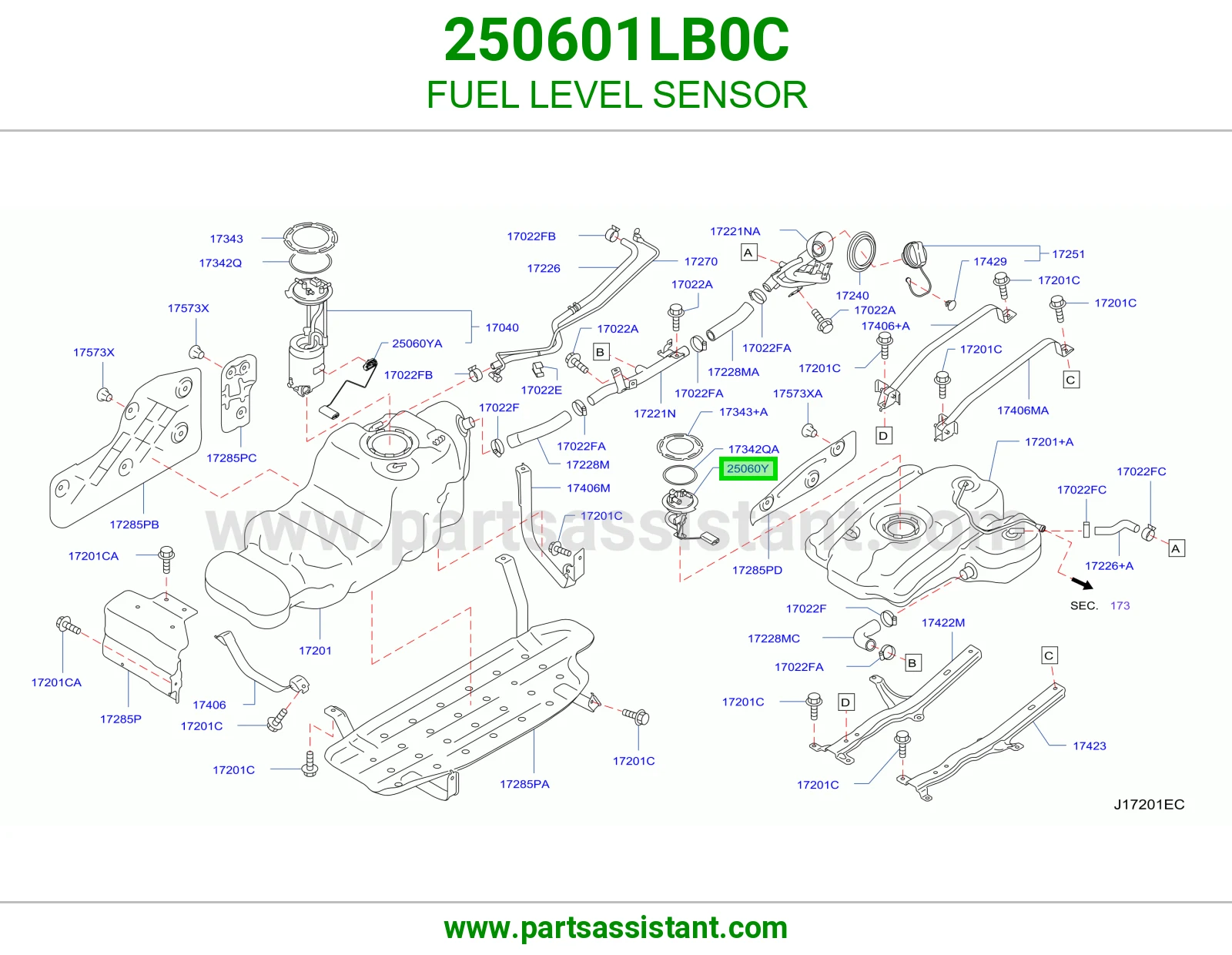 عوامه بنزين 250601LB0C
