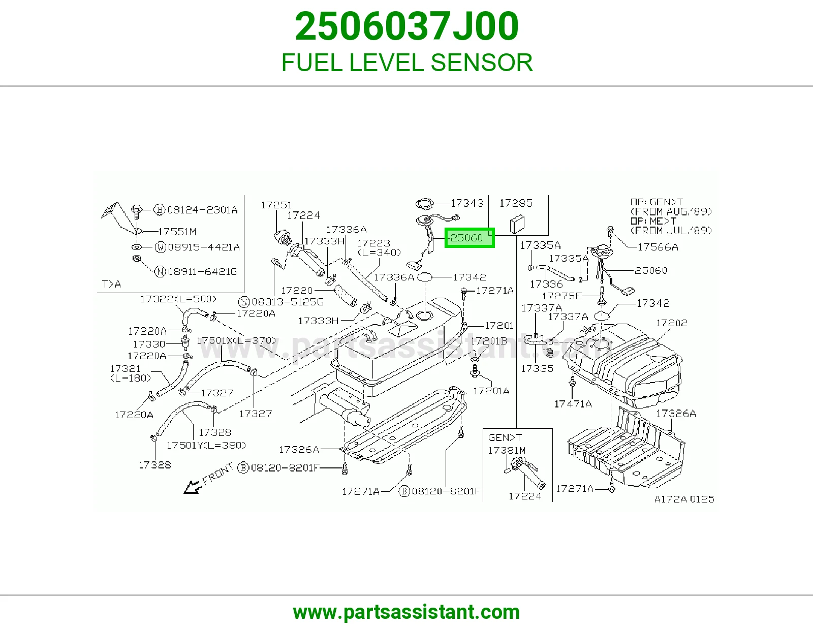عوامه بنزين 2506037J00