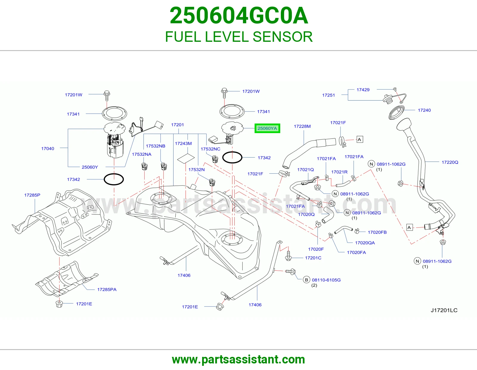عوامه بنزين 250604GC0A