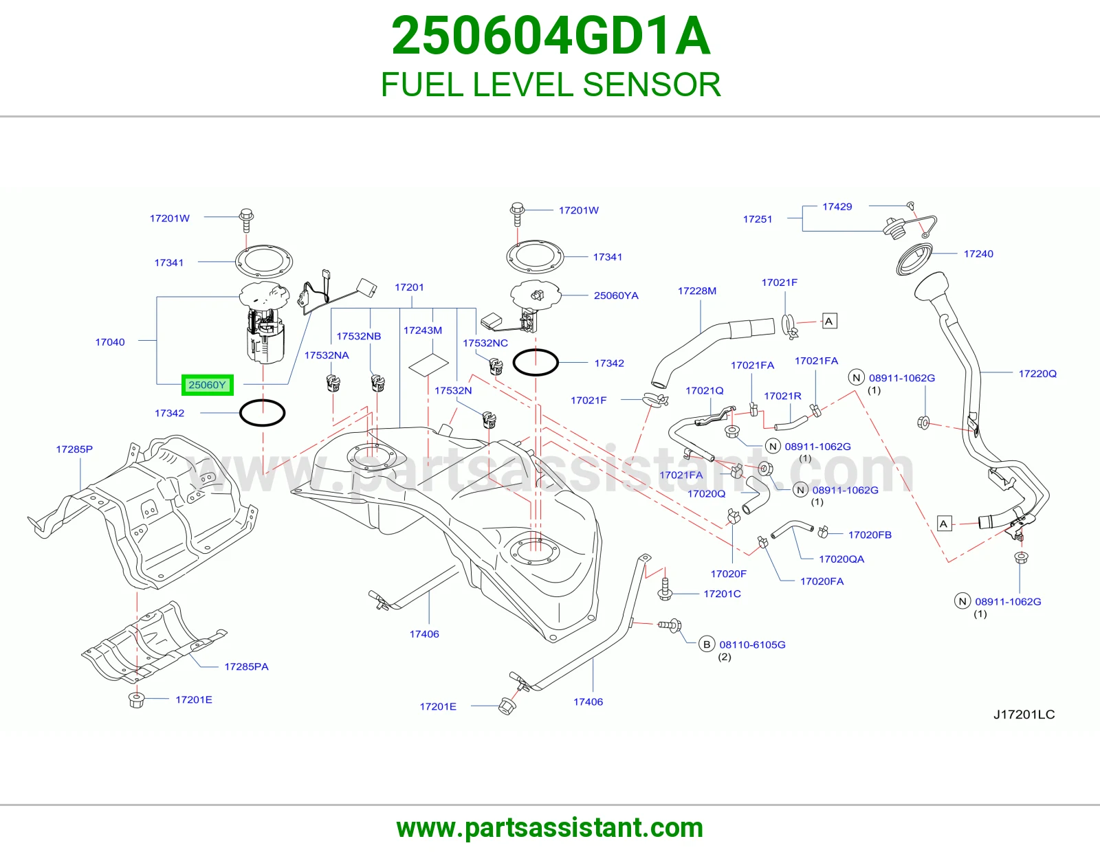 عوامه بنزين 250604GD1A