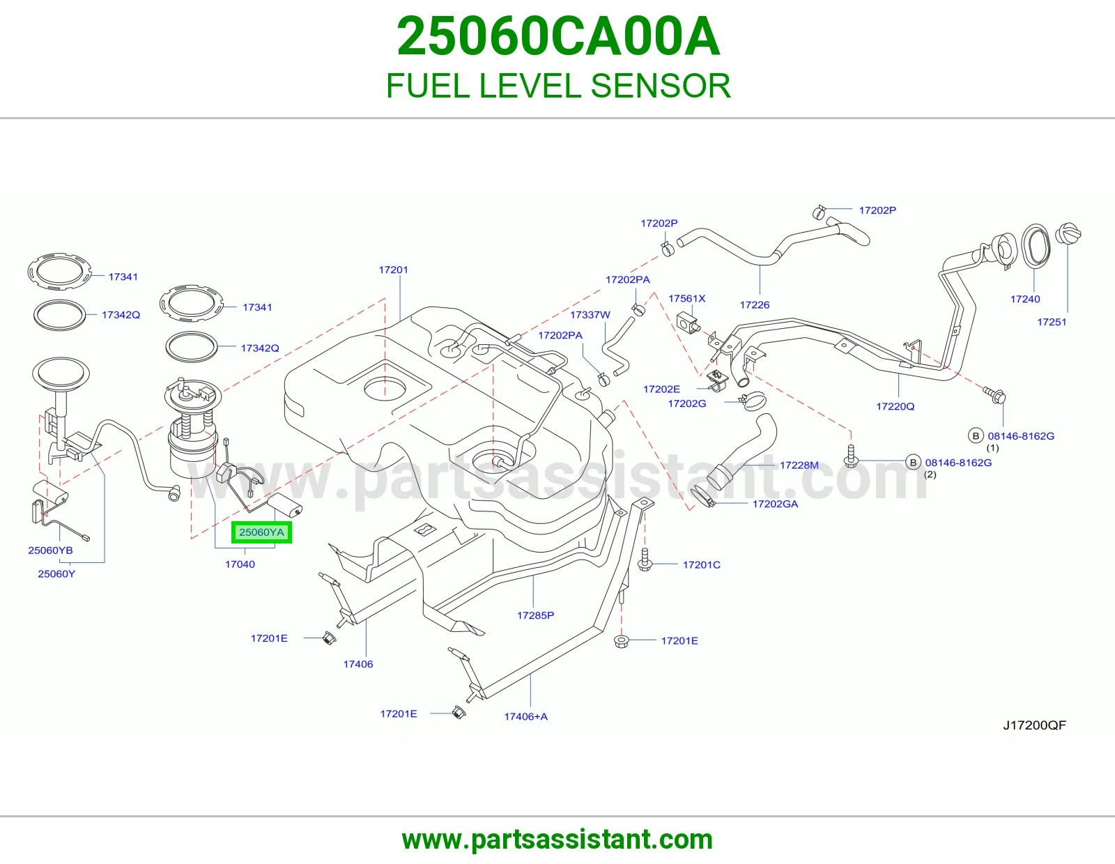 عوامه بنزين 25060CA00A