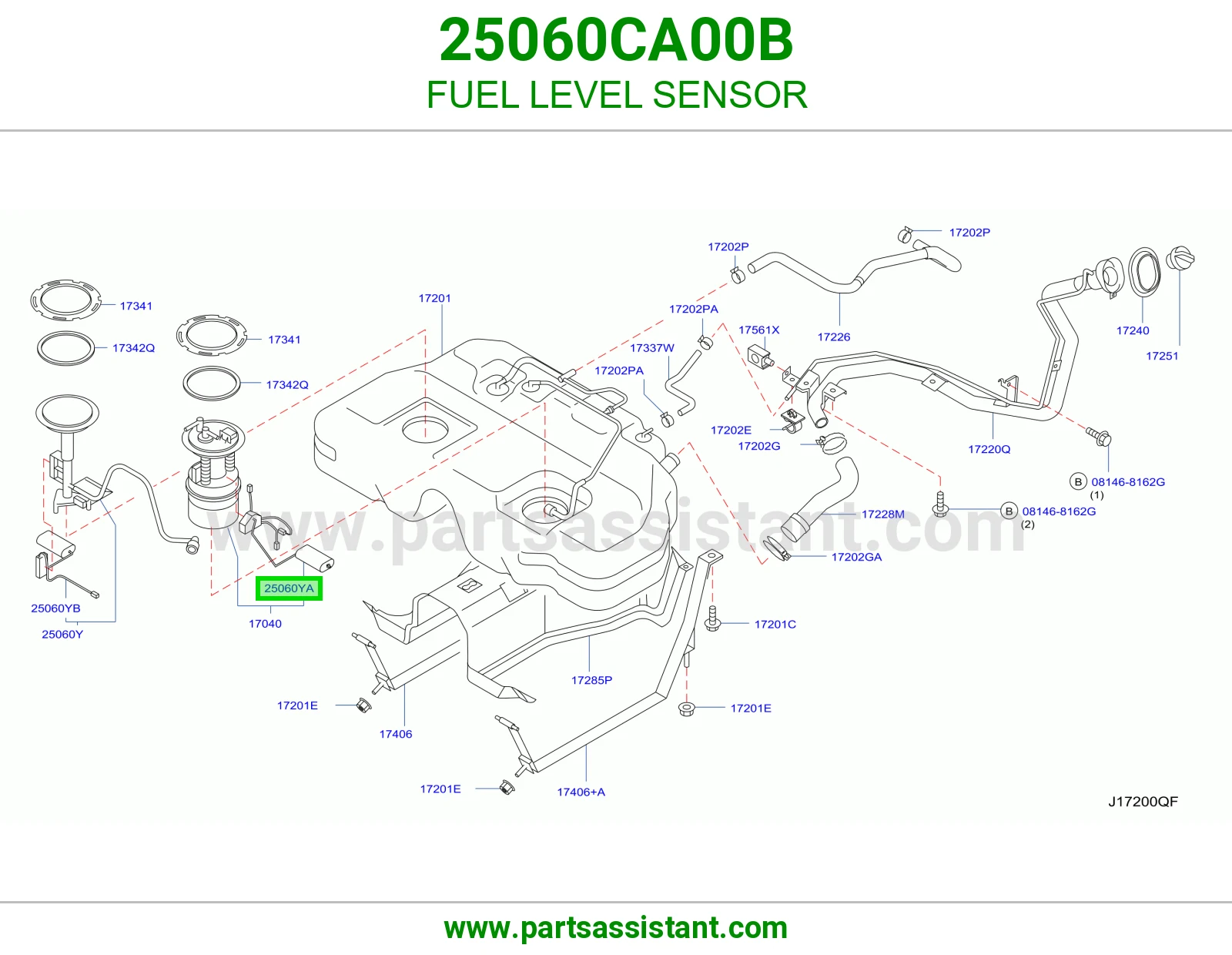 عوامه بنزين 25060CA00B