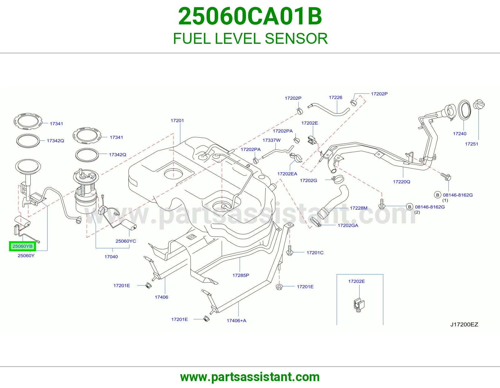 عوامة بنزين 25060CA01B