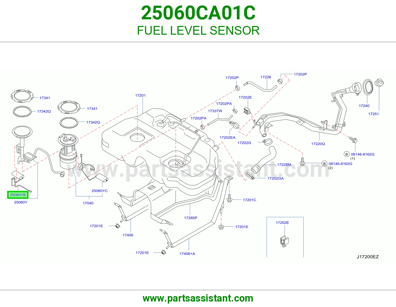 عوامة بنزين 25060CA01C