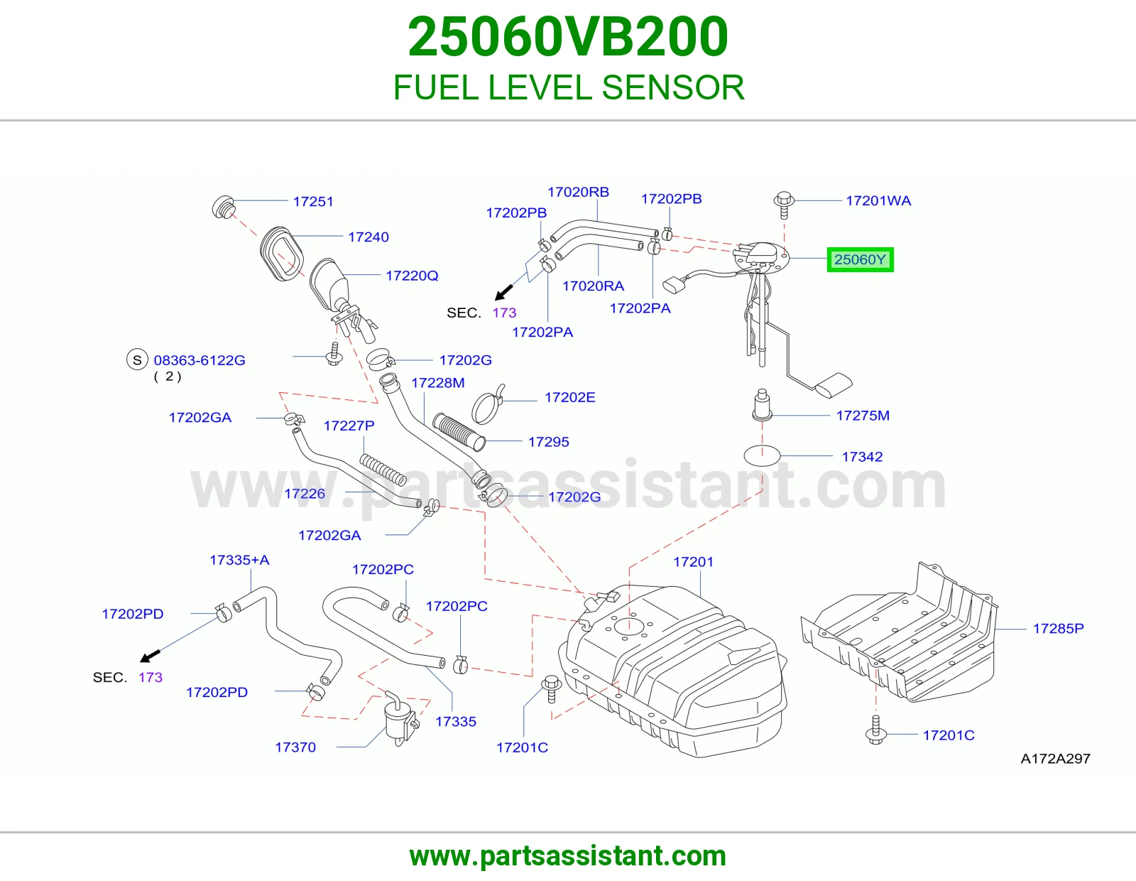 عوامه بنزين 25060VB200