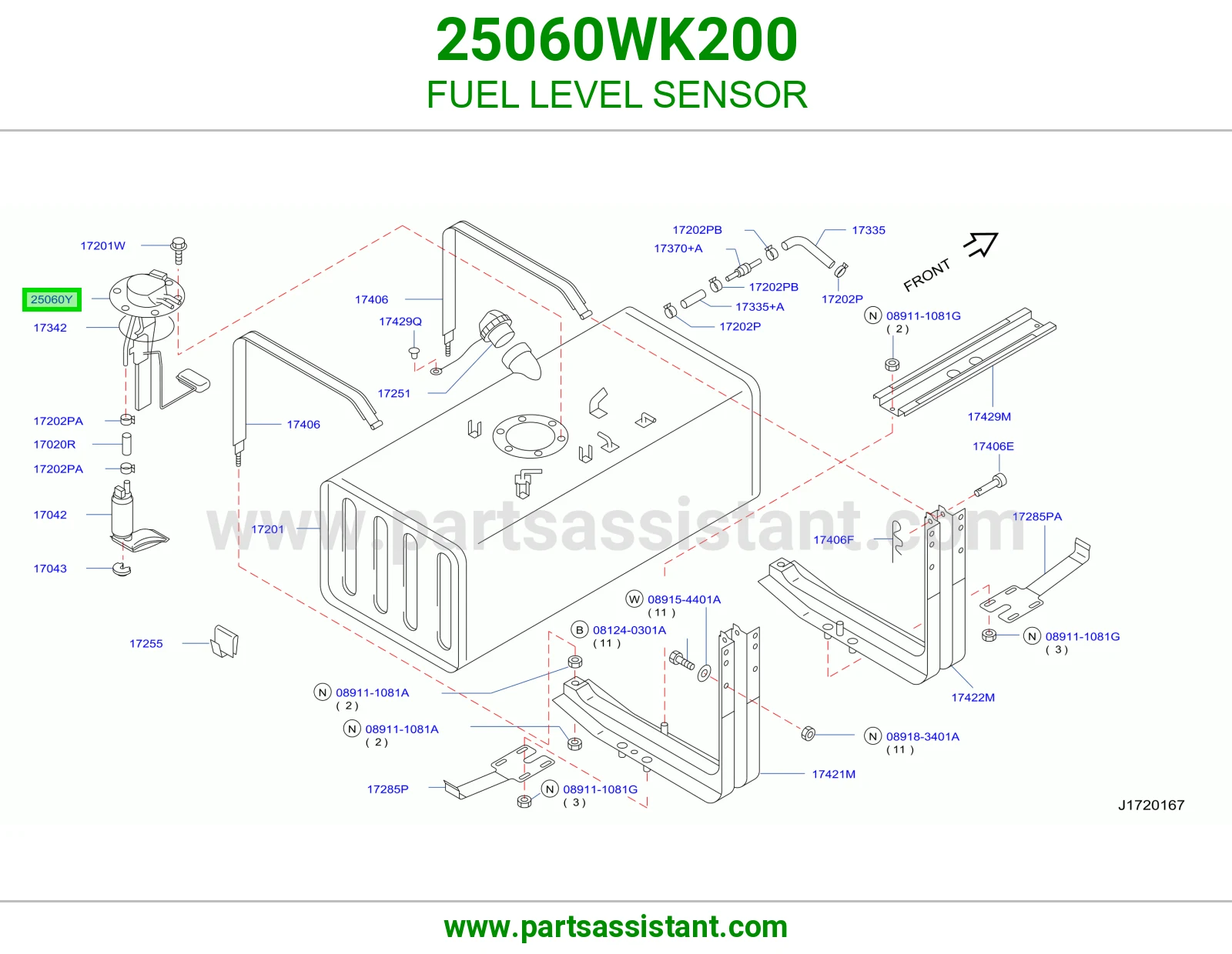 عوامه بنزين 25060WK200