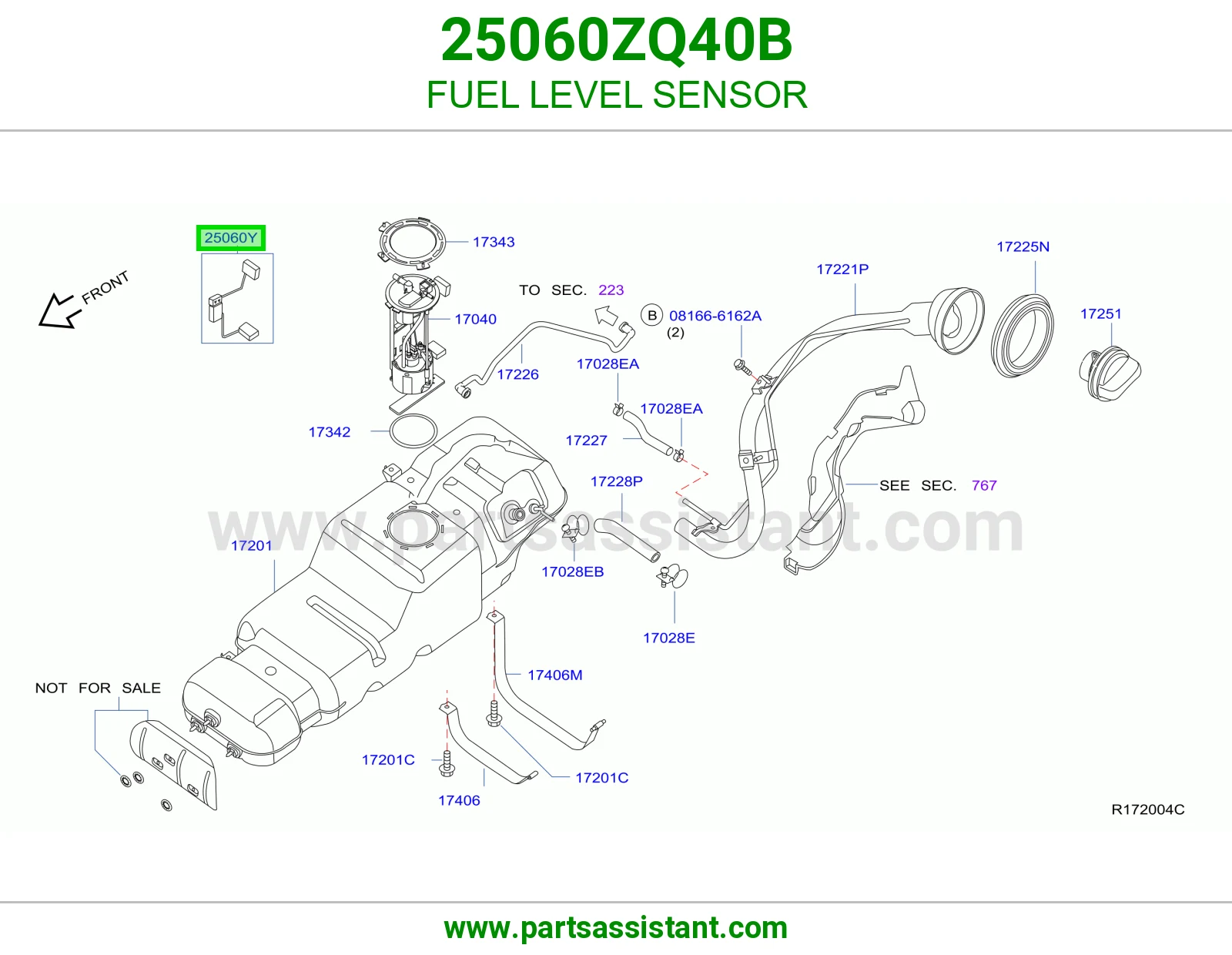 عوامه بنزين 25060ZQ40B