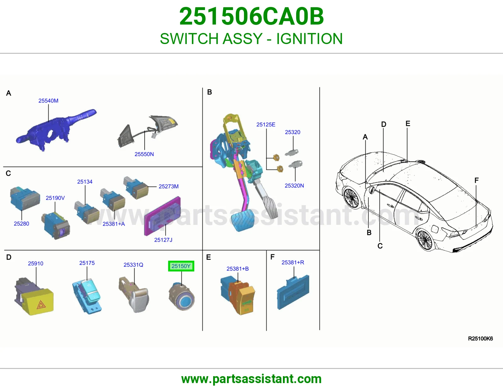 سويتش دركسون 251506CA0B