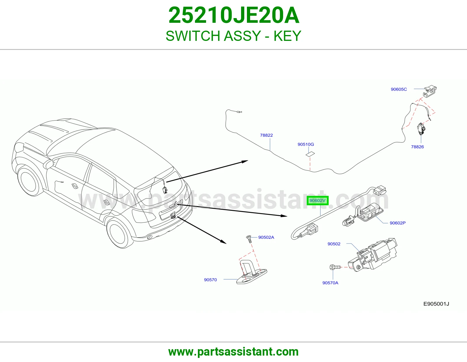 سلك تانكي بصمه 25210JE20A