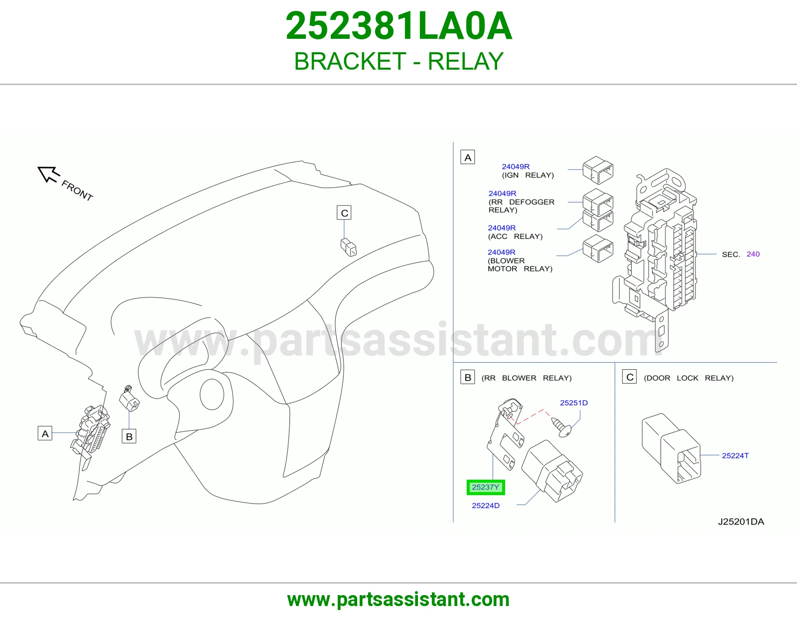 قاعدة ريلي 252381LA0A