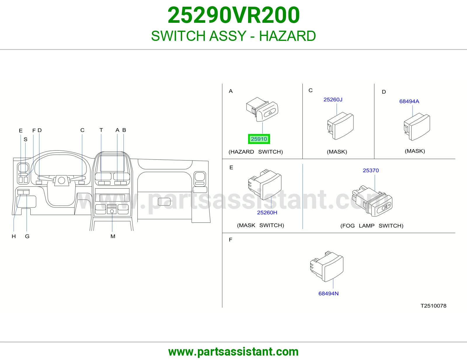 سويتش فليشر 25290VR200