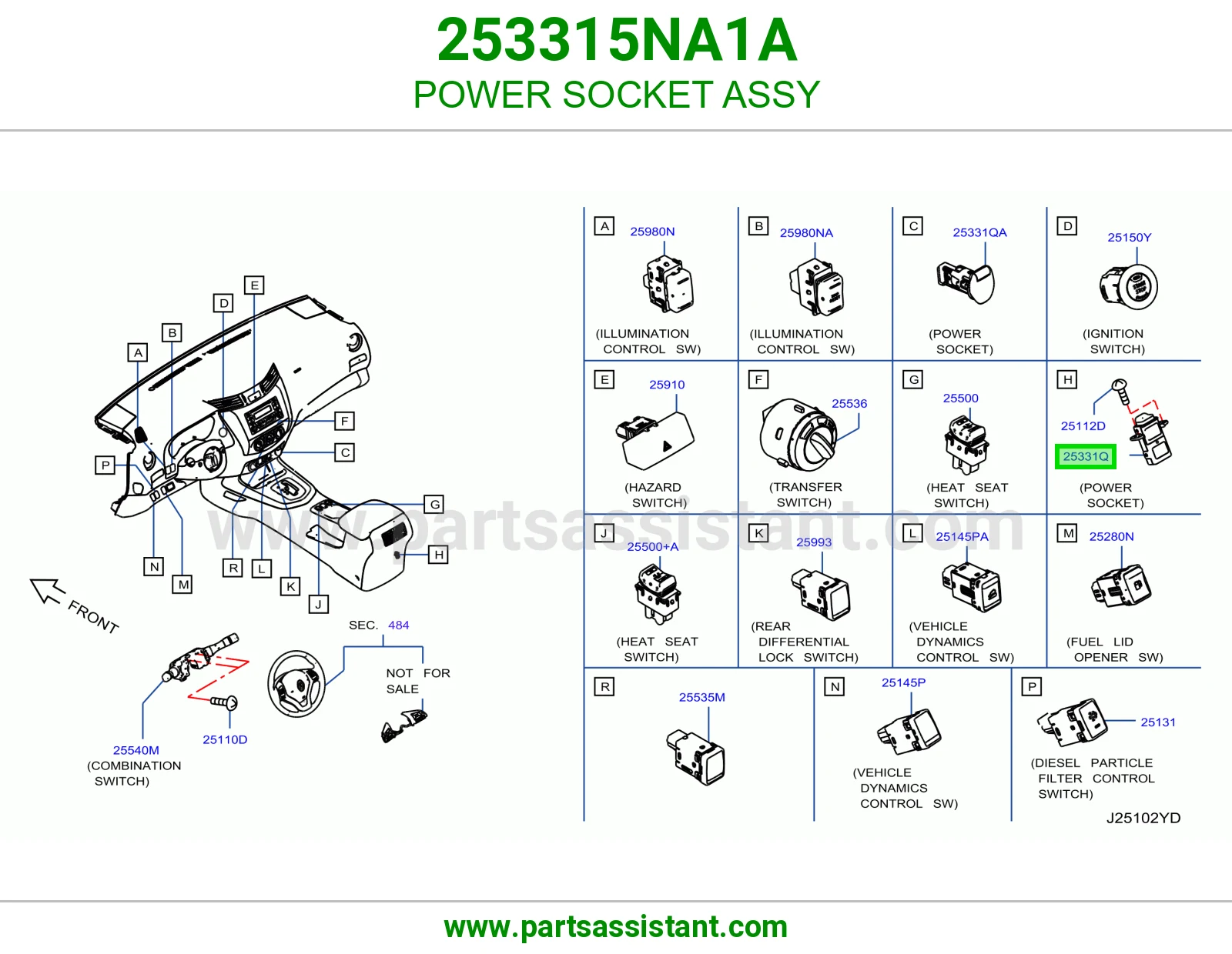 فيش ولاعة كامل 253315NA1A