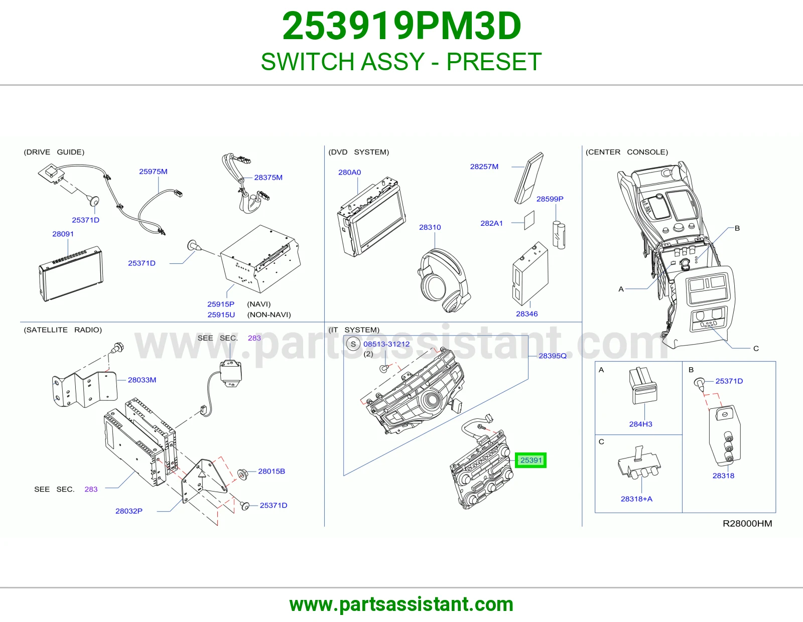 سويتش إعداد مسبق كامل 253919PM3D