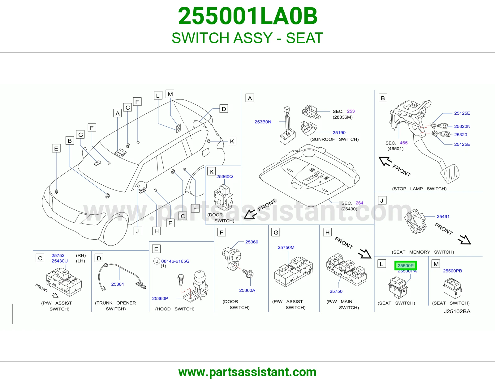 سويتش مرتبة كامل 255001LA0B