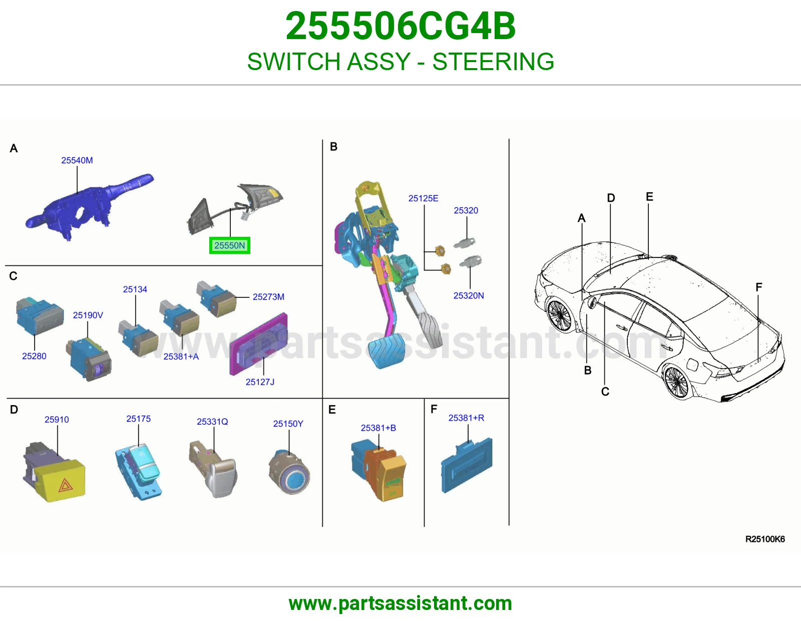 سويتش دركسون كامل 255506CG4B