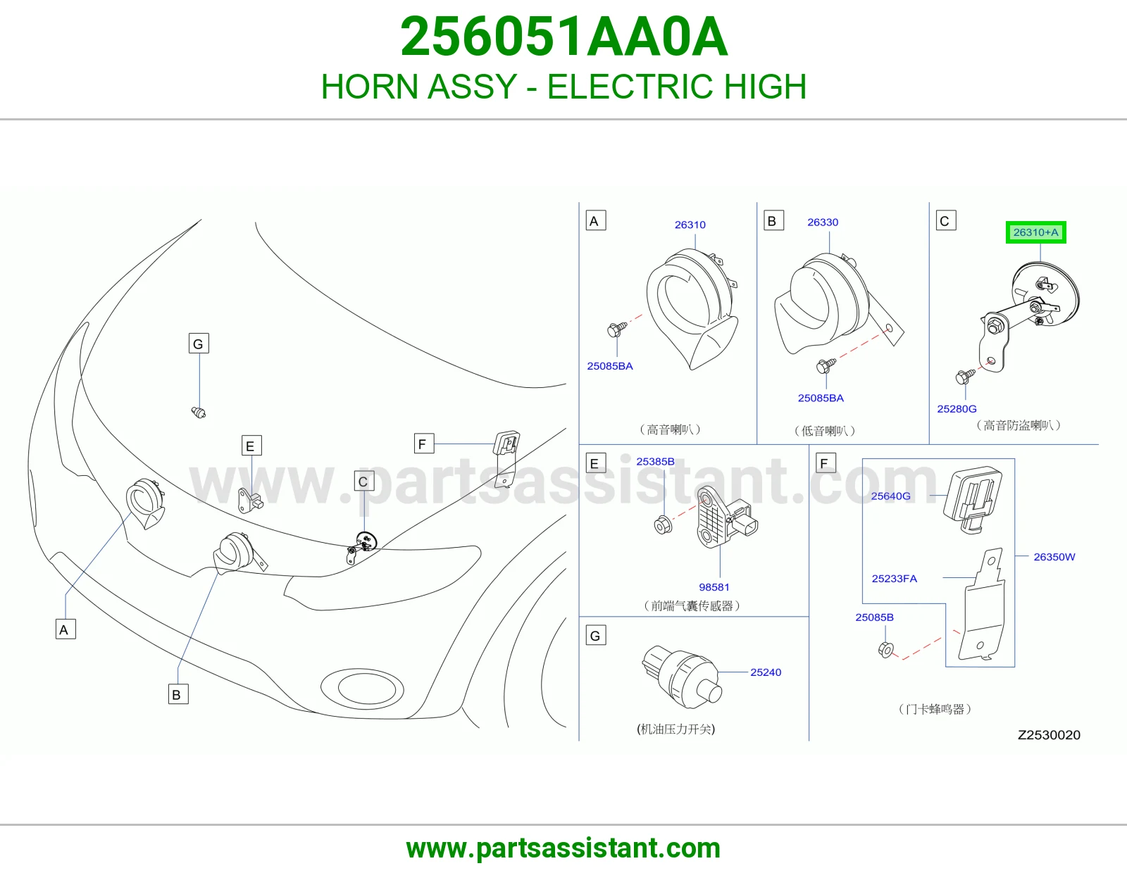 بوري عالي 256051AA0A
