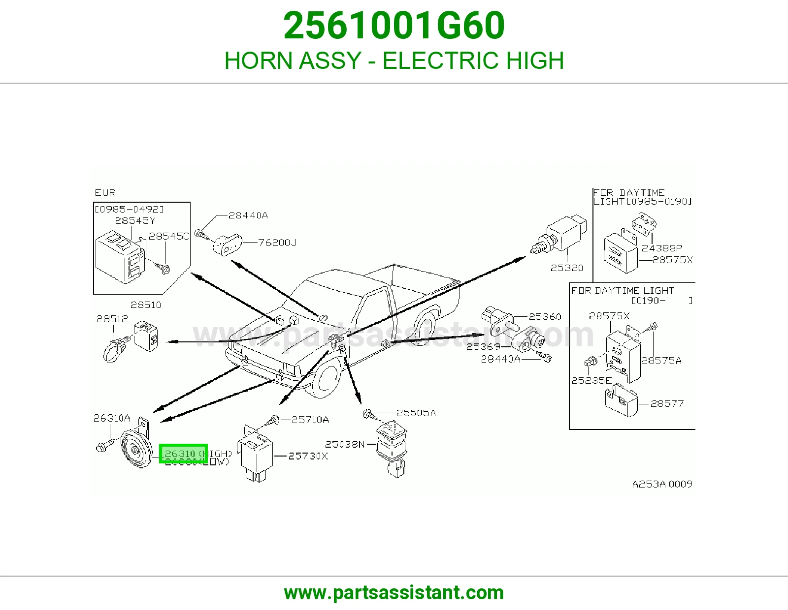 بوري عالي 2561001G60