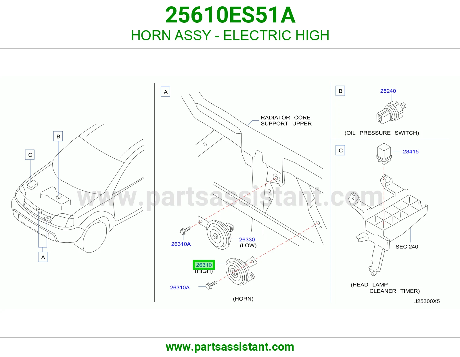 بوري عالي 25610ES51A
