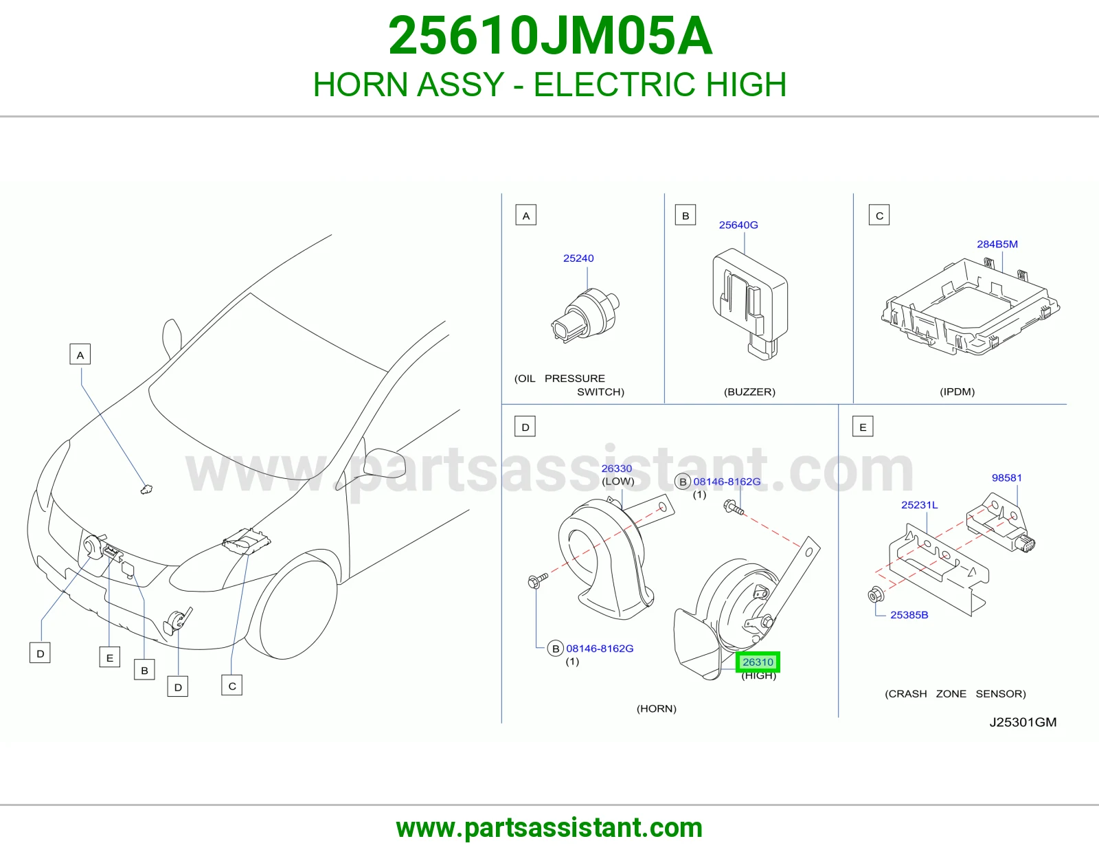 بوري عالي 25610JM05A