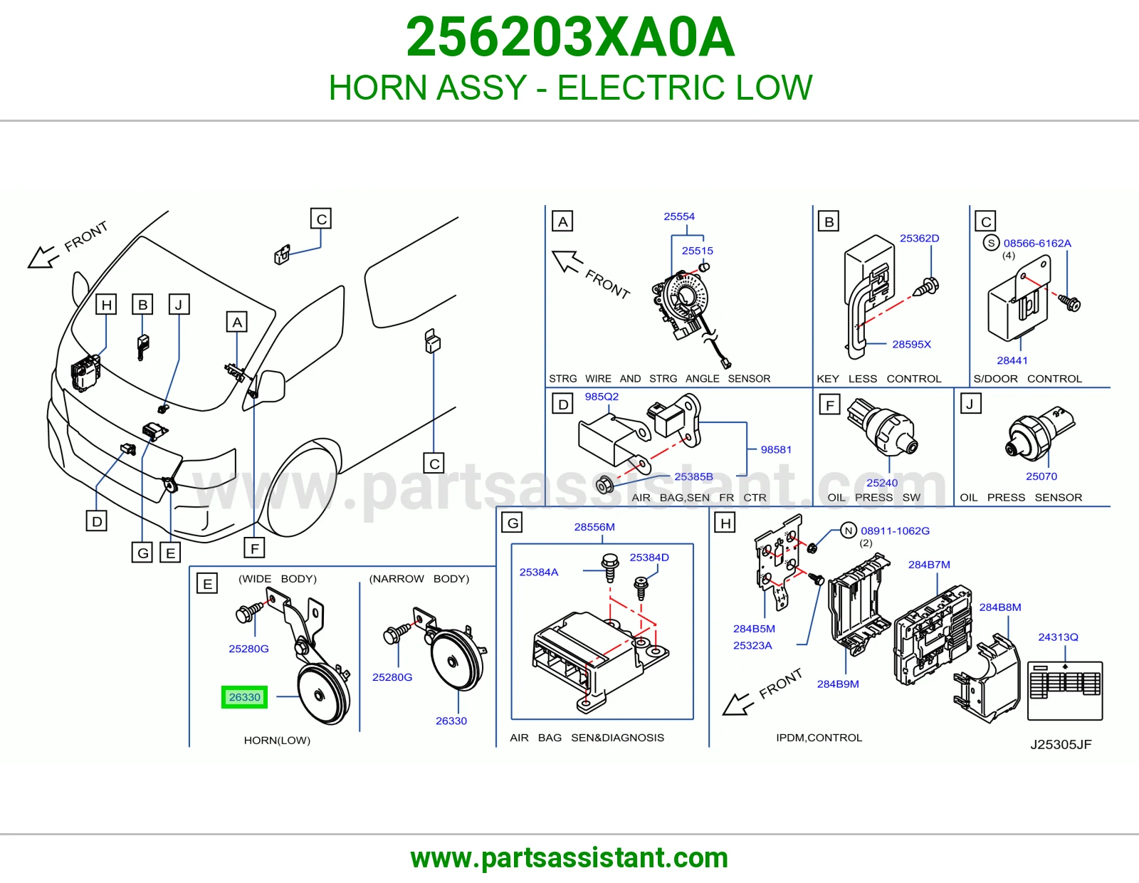 بوري واطي 256203XA0A
