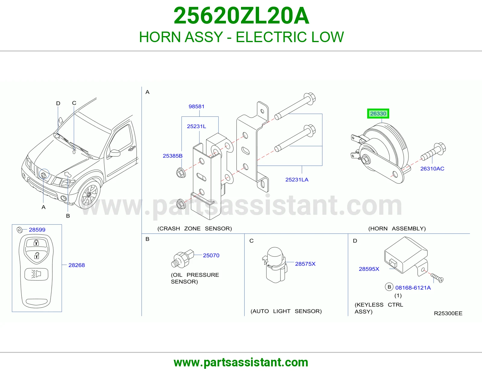 بوري واطي 25620ZL20A