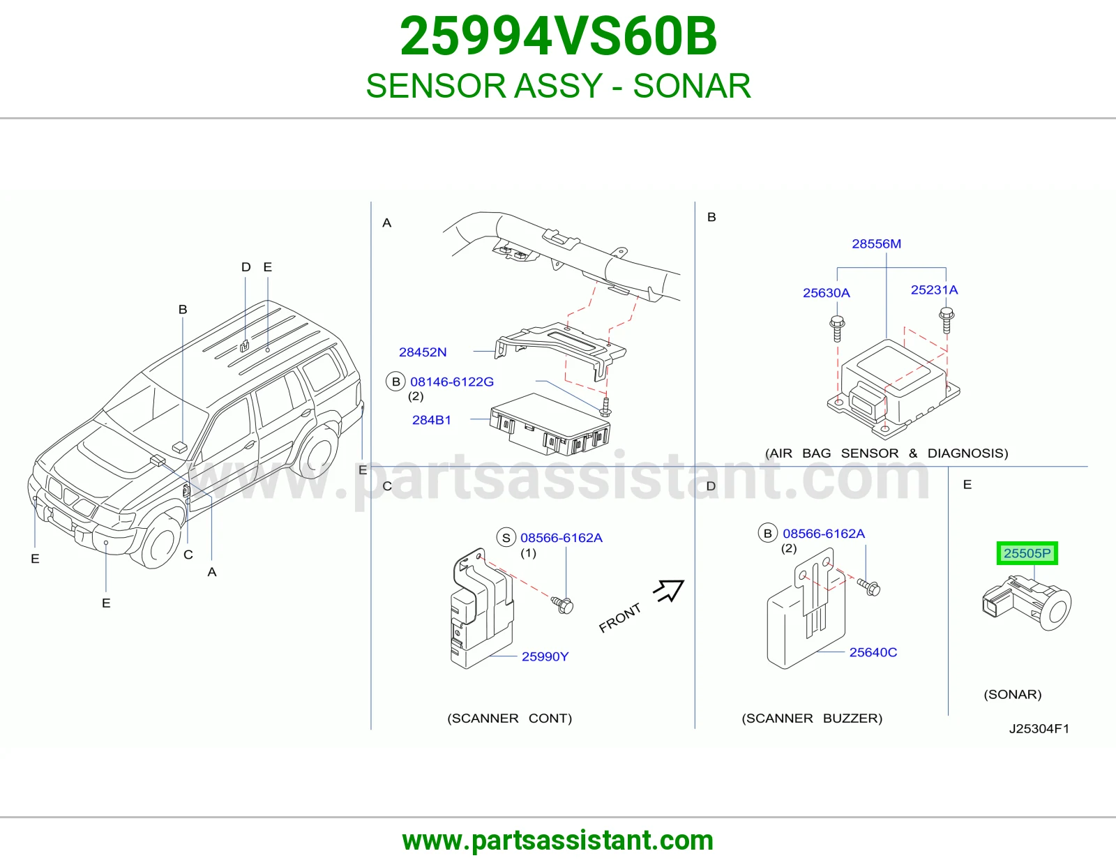 حساس صدام 25994VS60B