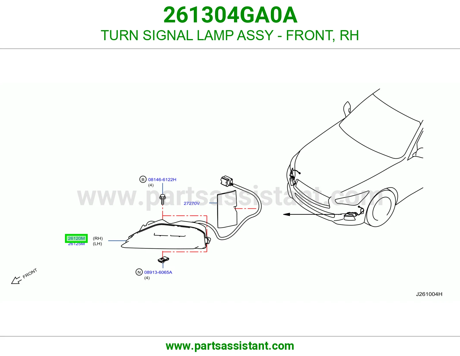 اسطب صدام امامي يمين 261304GA0A