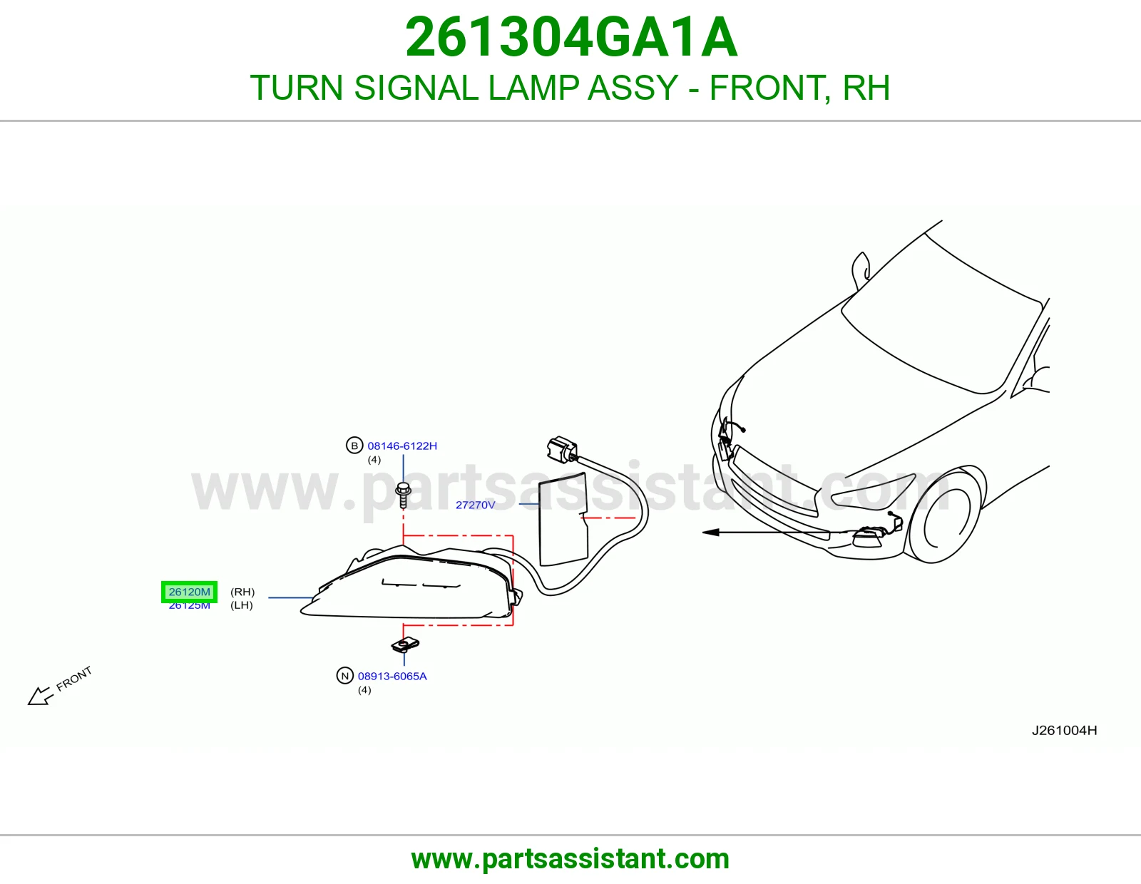 اسطب صدام امامي يمين 261304GA1A