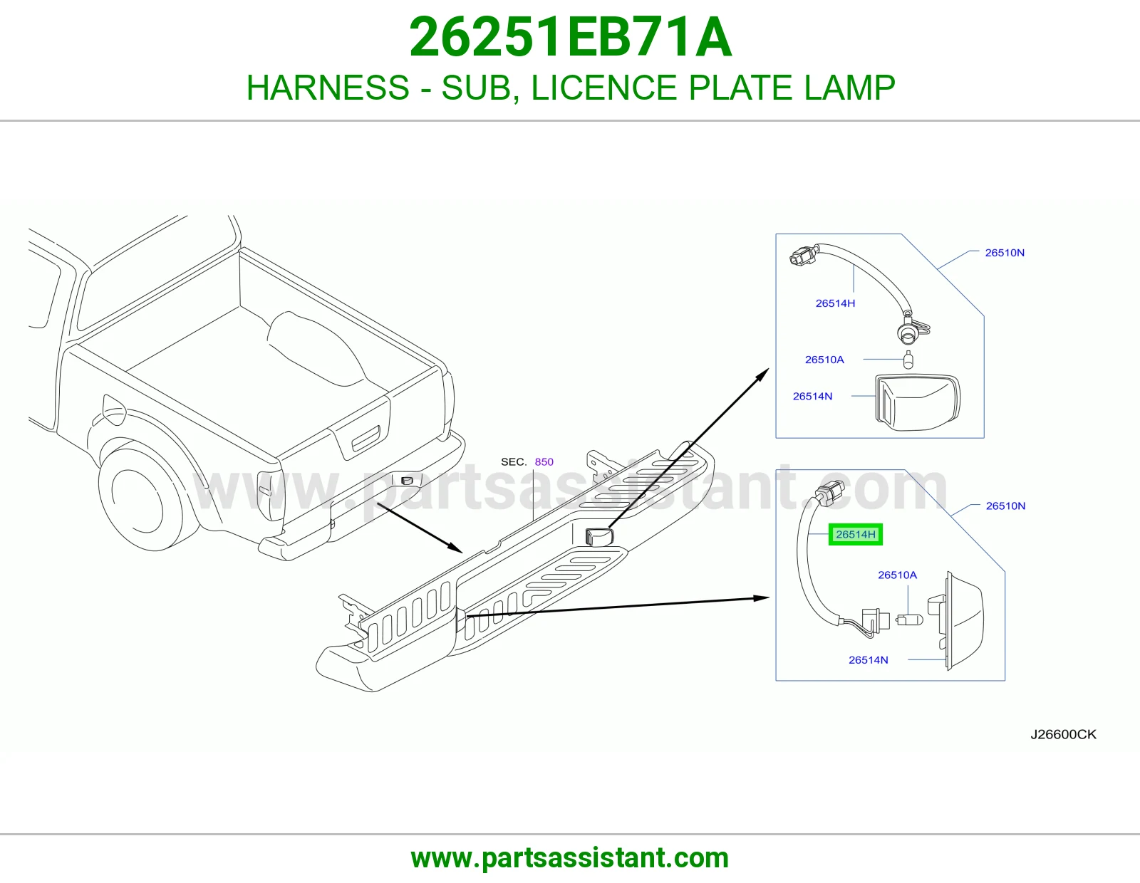 ضفيرة فرعي لمبة لوحة 26251EB71A