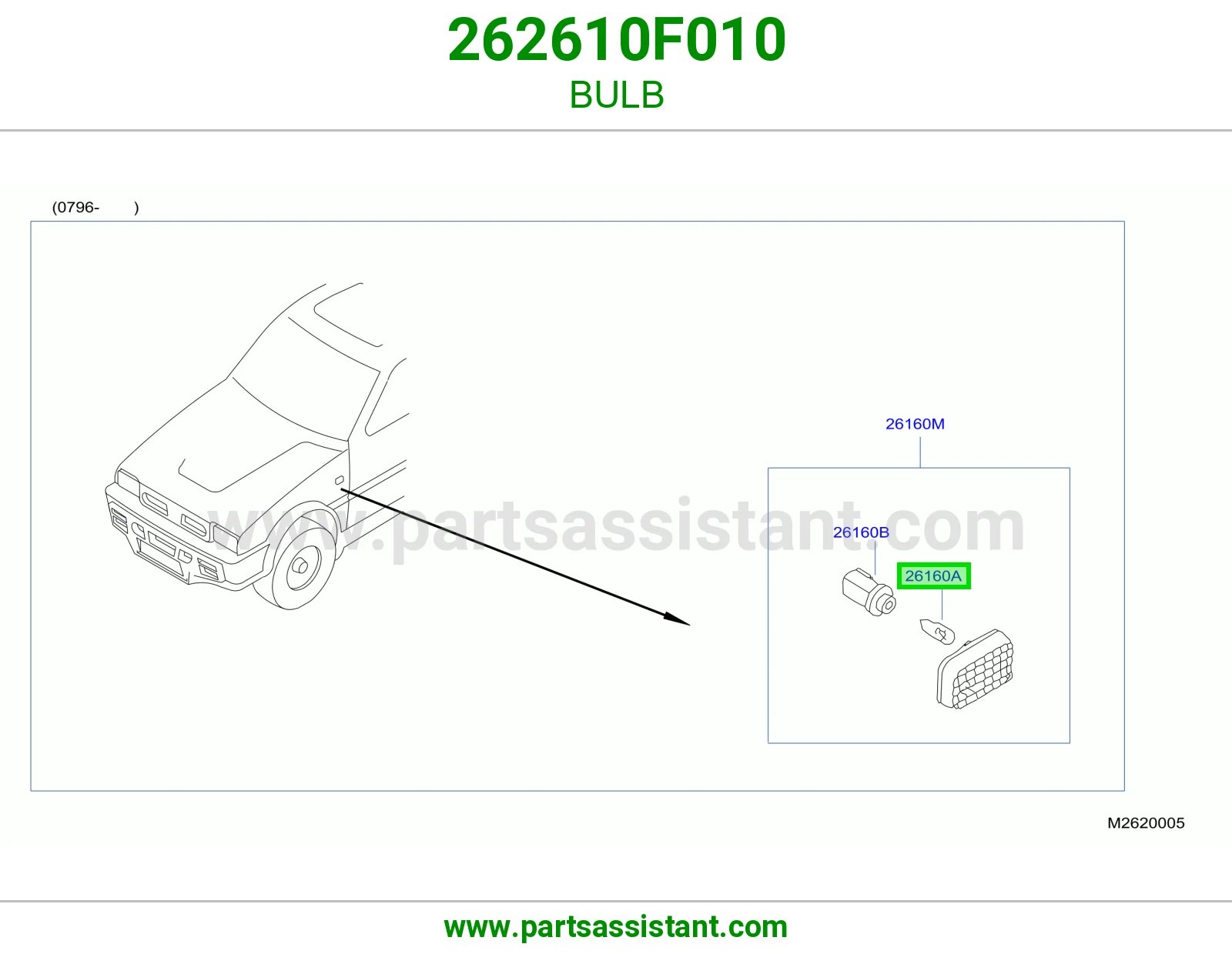 لمبة 262610F010