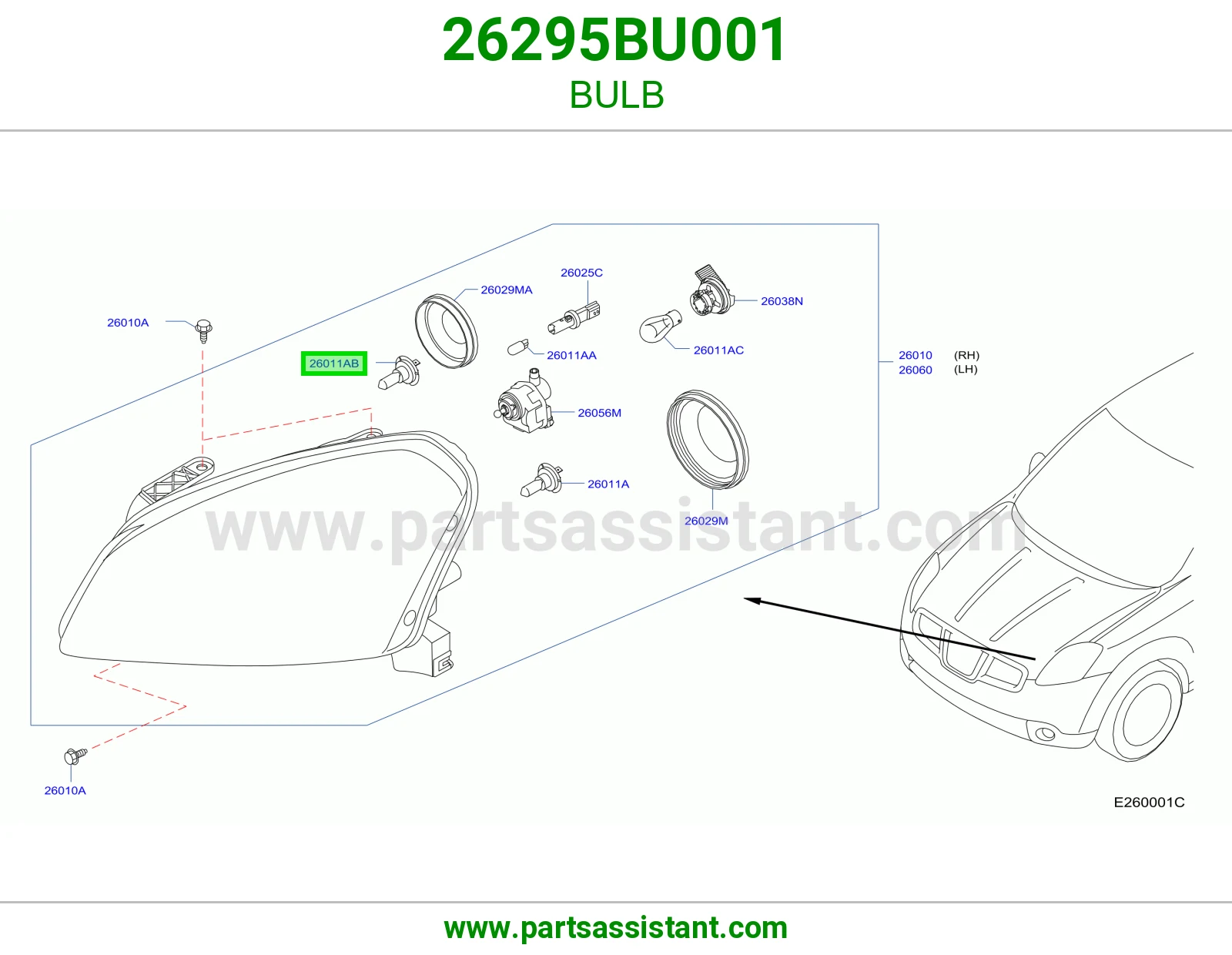 لمبة 26295BU001
