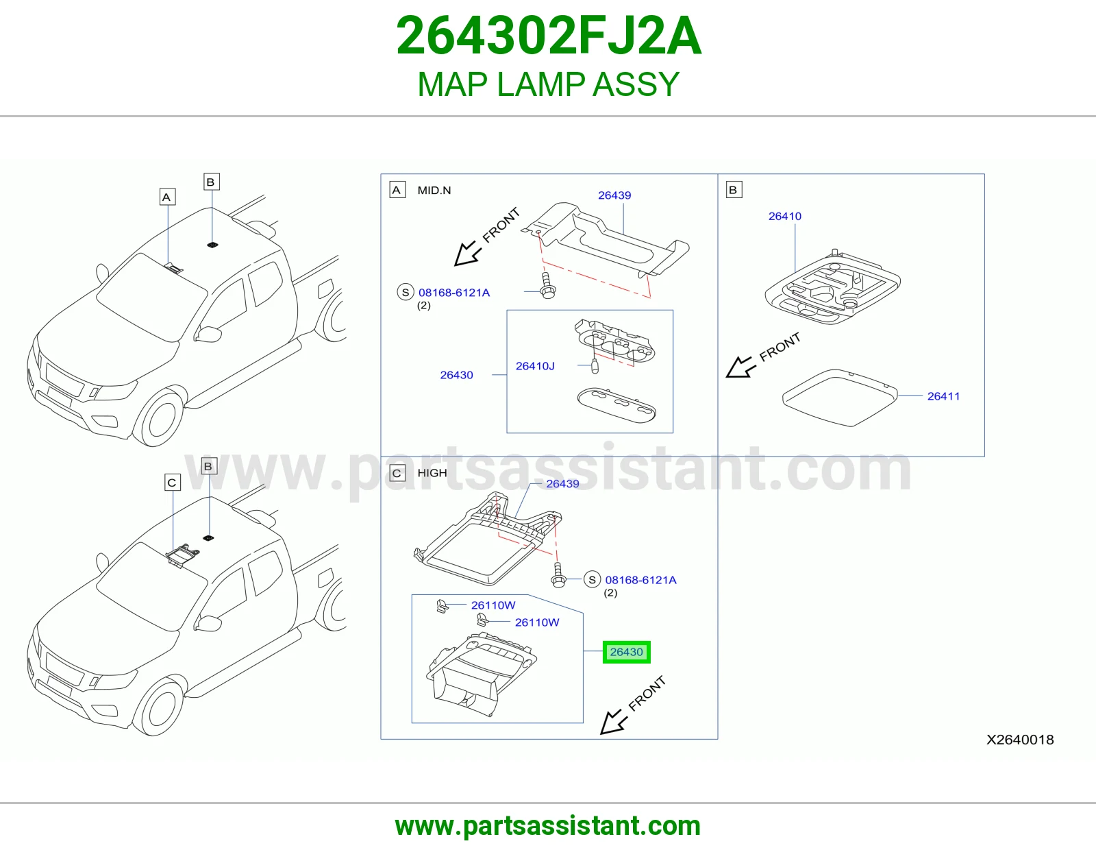 لمبة قراية كاملة 264302FJ2A