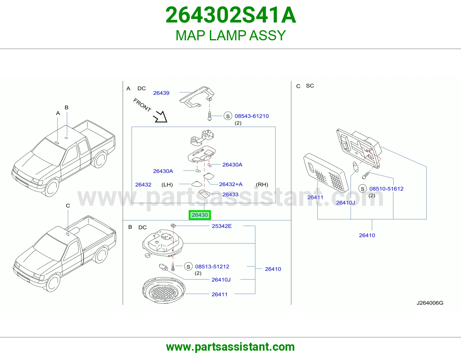 لمبة قراية كاملة 264302S41A
