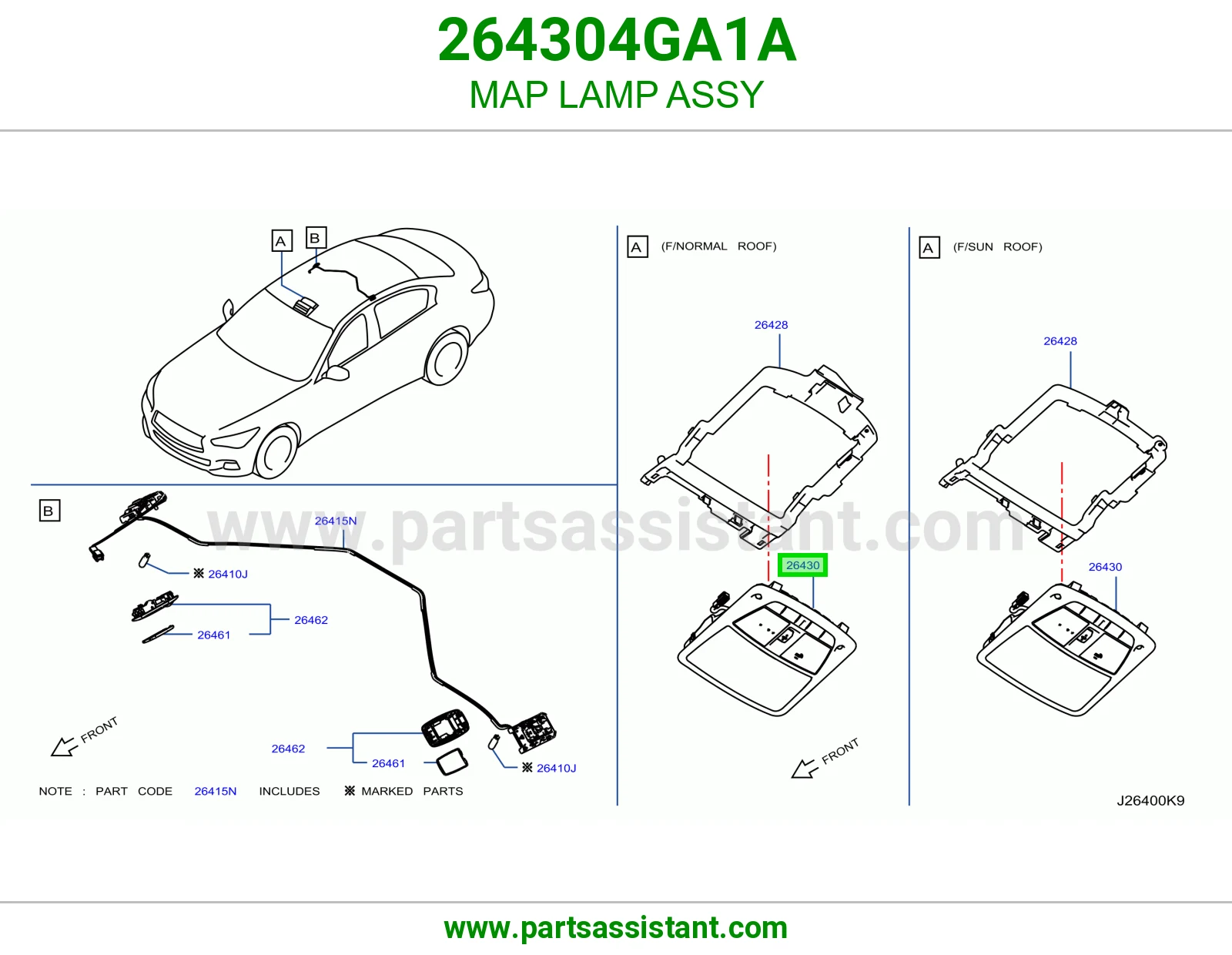 لمبة قراية كاملة 264304GA1A