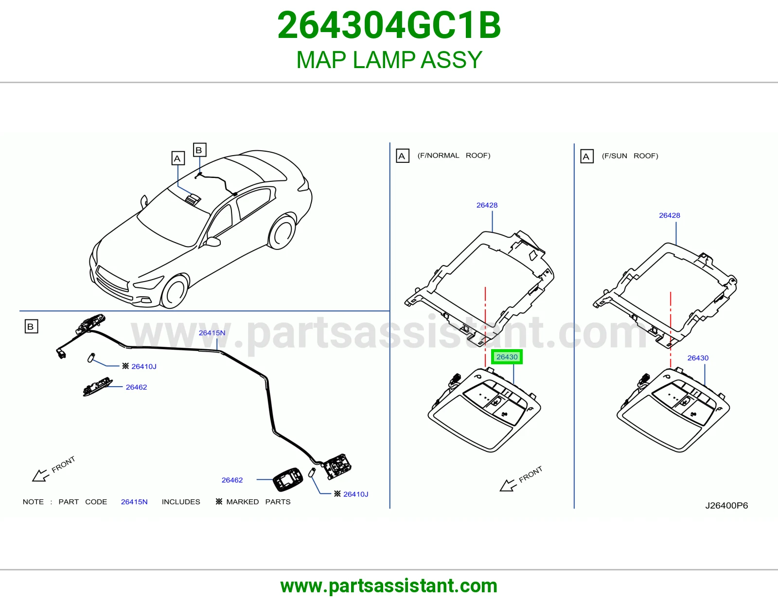 لمبة قراية كاملة 264304GC1B