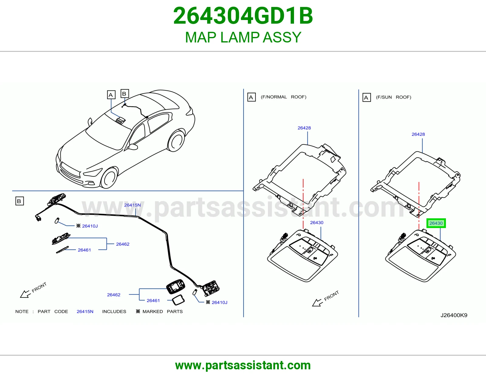 لمبة قراية كاملة 264304GD1B