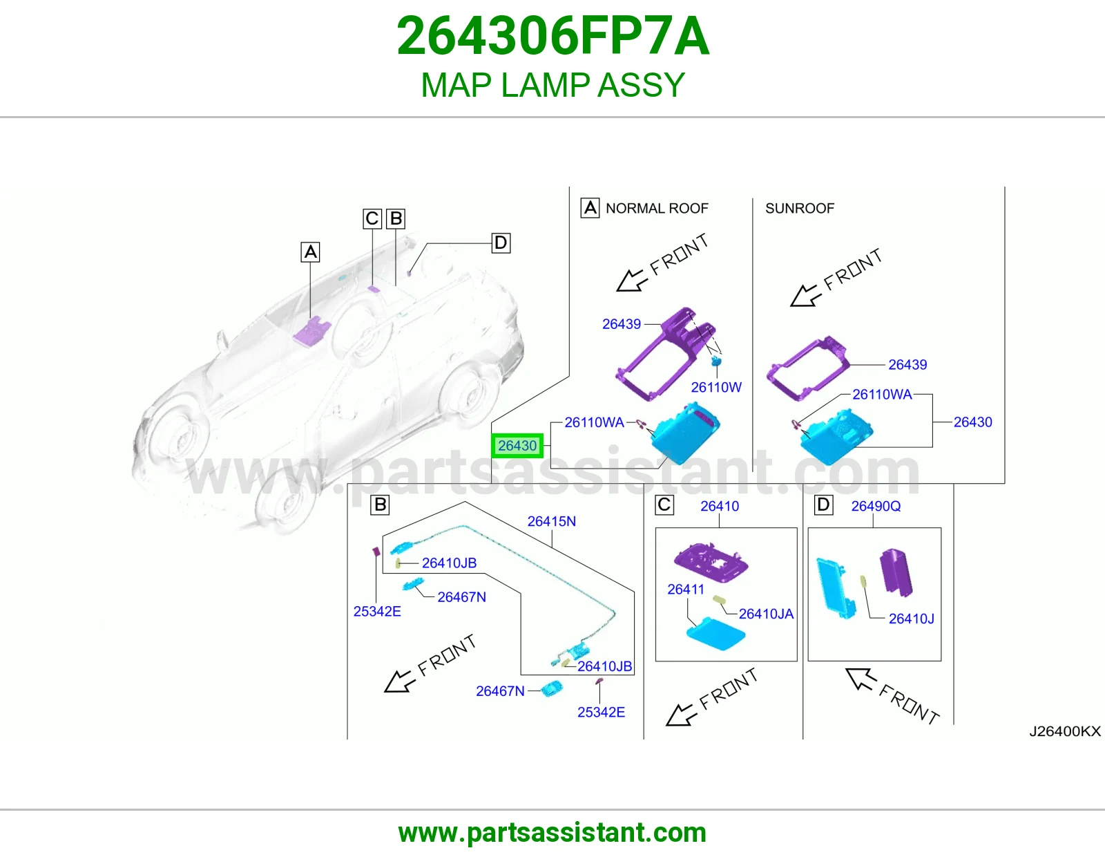 لمبة قراية كاملة 264306FP7A
