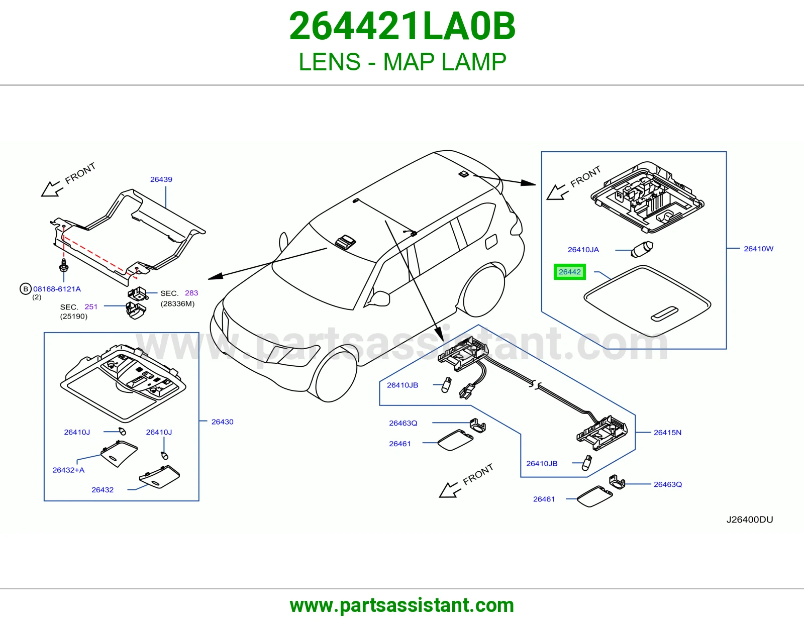 قزاز لمبة قراءة 264421LA0B