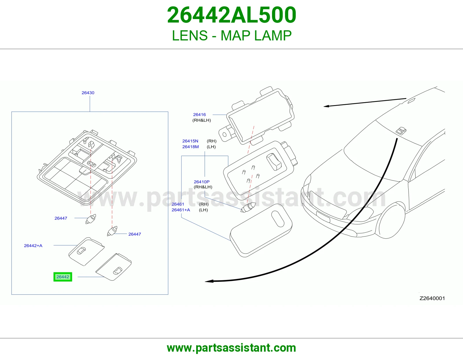 قزاز لمبة قراءة 26442AL500