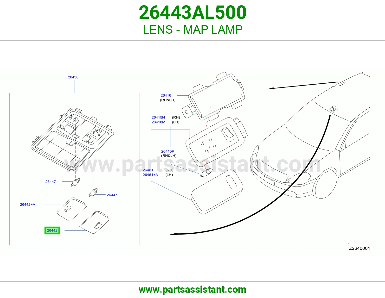 قزاز لمبة قراءة 26443AL500