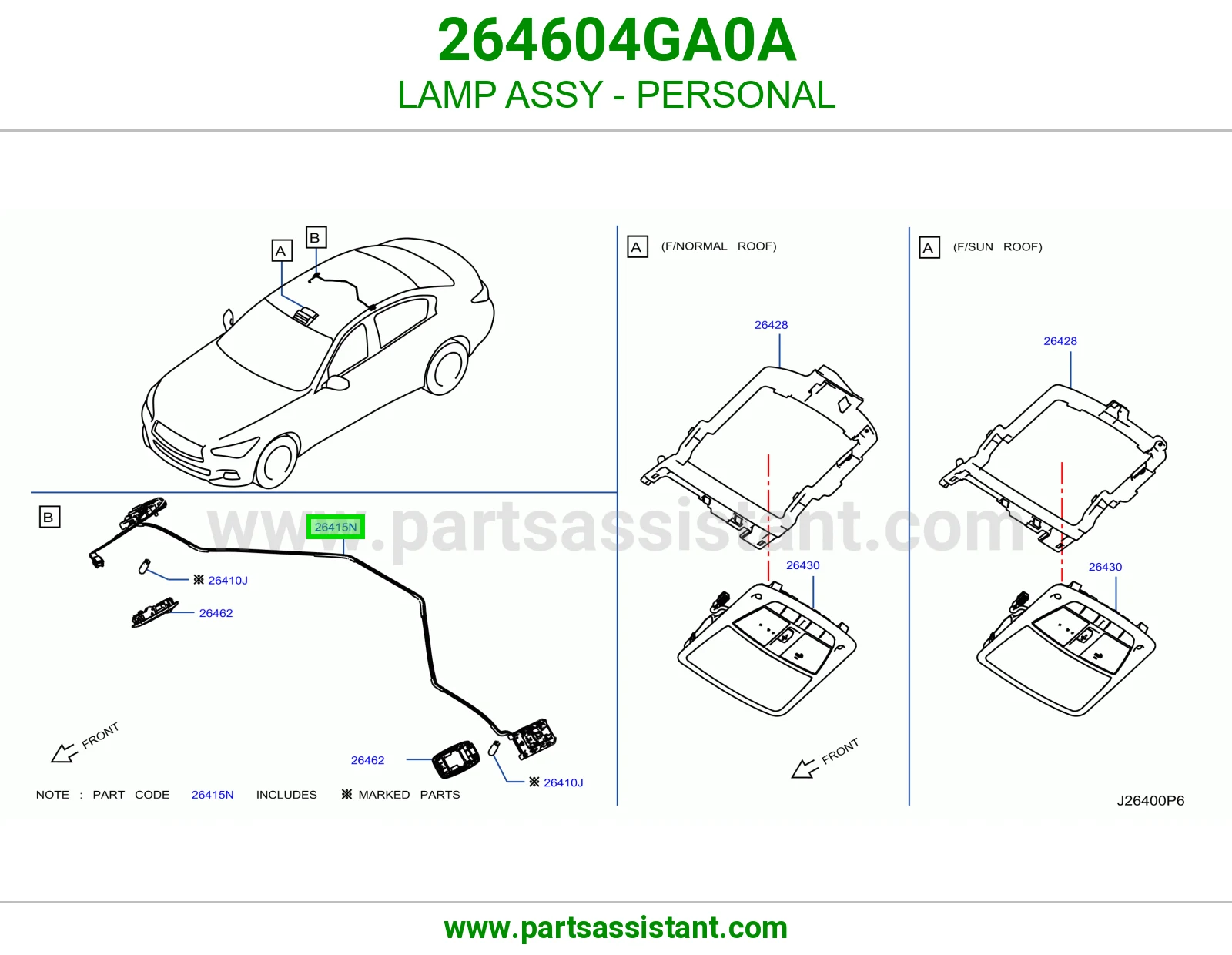لمبة قراءة كاملة 264604GA0A