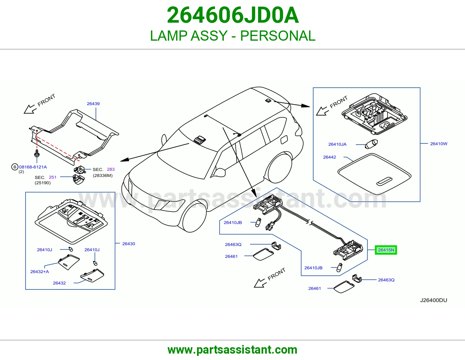 لمبة قراءة كاملة 264606JD0A