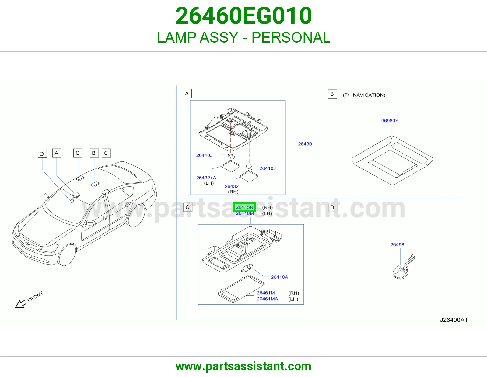 لمبة قراءة كاملة 26460EG010