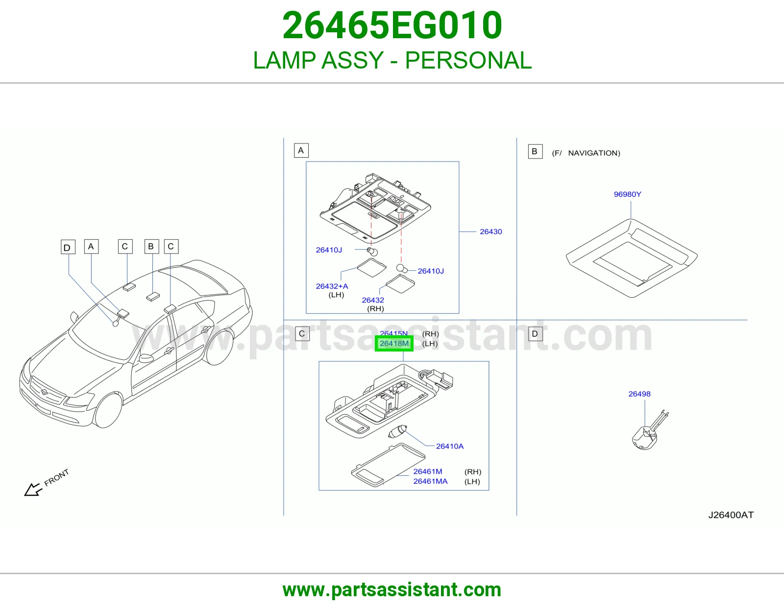 لمبة قراءة كاملة 26465EG010